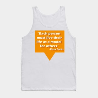 Rosa Parks Quote Tank Top